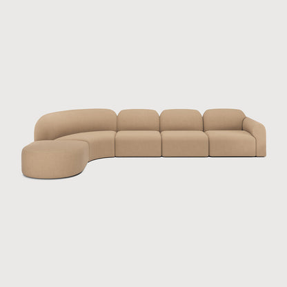 Bulky modular sofa set